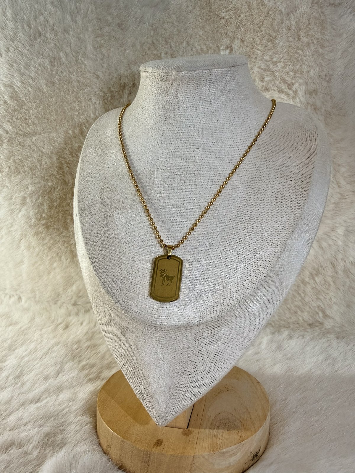 Collier signe Bélier 